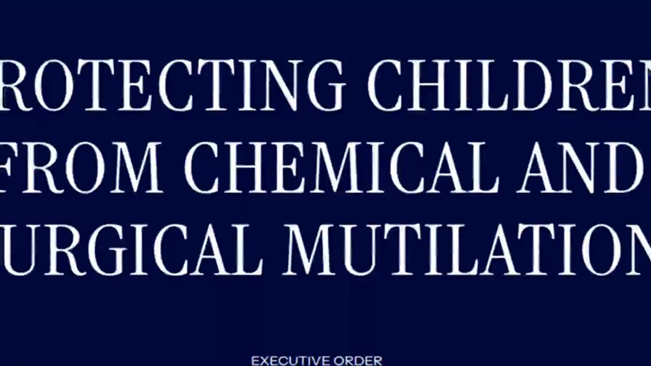 Trump protecting children from chemical and surgical mutilation 👨‍👩‍👦