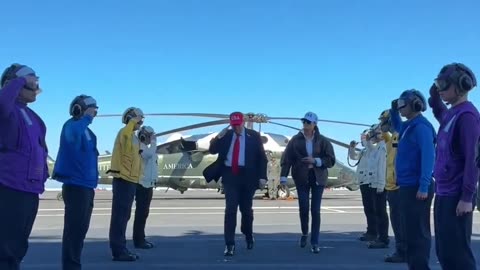 President Trump & First Lady Melania Trump attended the U.S. Navy’s 250th