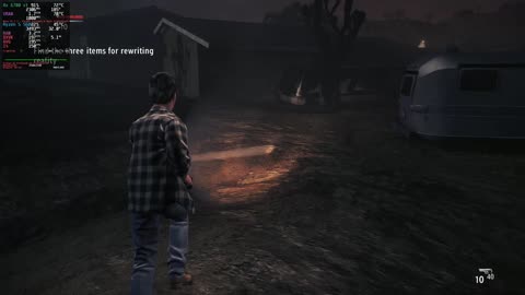 Alan Wake American Nightmare on linux rx 6700 xt 1440p