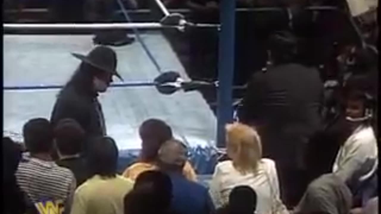 The ultimate warrior vs the undertaker 1991