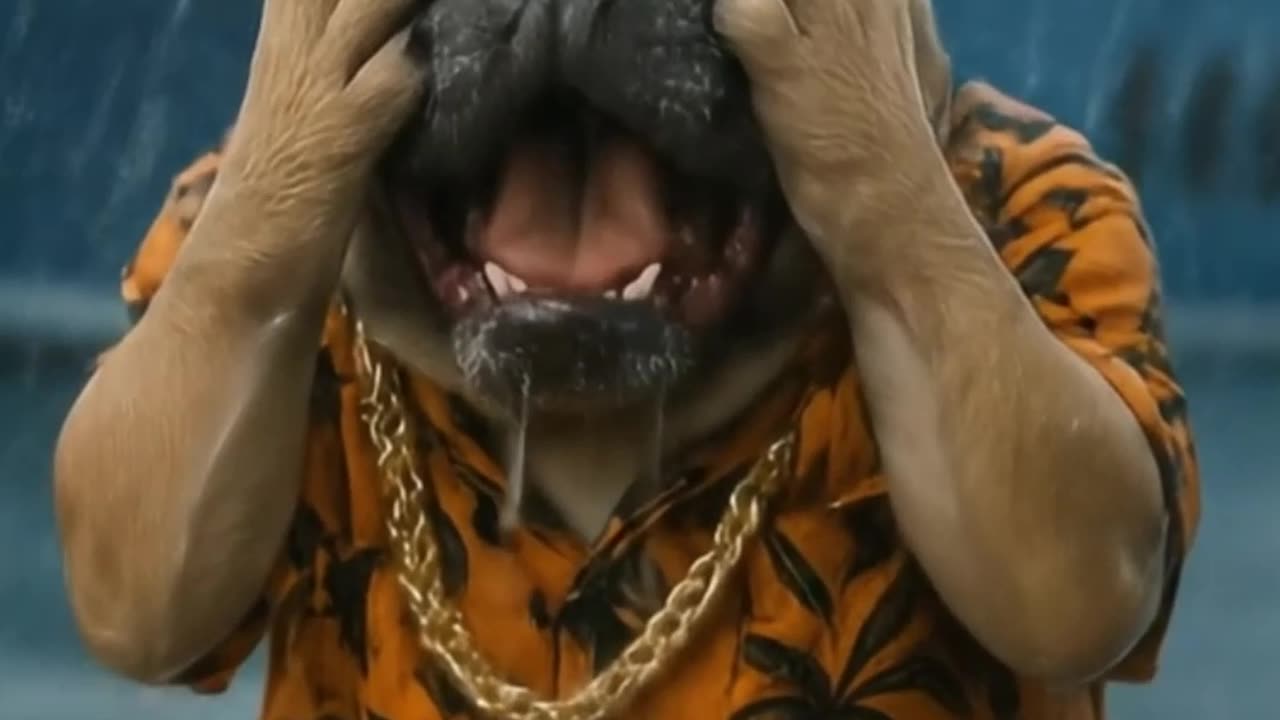 😭Dogs made fun of a poor chick for building a boat out of plastic bottles🚤 #chicksfeed #animals