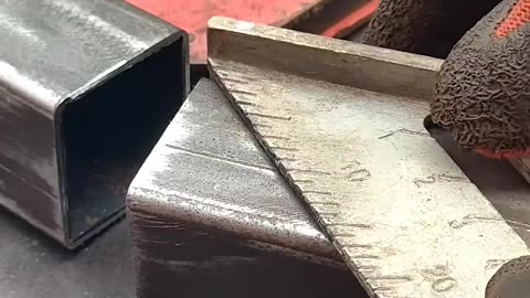 Not many people know about this welder's new technique for joining three square pipe rods.