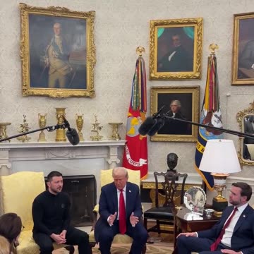 President Trump to Zelenskyy: “You either make a deal or we are out.”