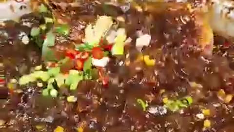 Only 4 Yuan! Viral Fried Jelly Jiamo from Henan — Douyin’s Hidden Street Food Gem!