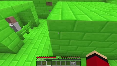 Saving Mikey From Slime Prison in Minecraft!Saving Mikey From Slime Prison in Minecraft!