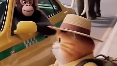 Ai Video: The Cat Went On A Trip