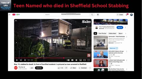 Teen Stabbed in Sheffield School Named