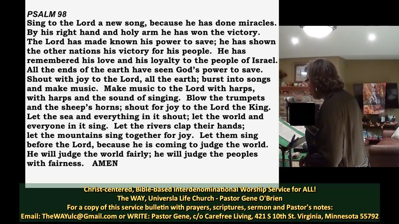 The WAY, ULC #362 with Pastor Gene and Rebecca