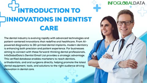Get Started with InfoGlobalData’s Verified Dentist Email List Today!
