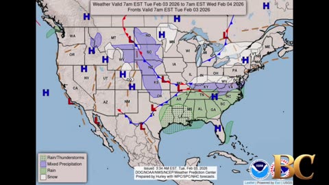National Weather Forecast (February 3, 2026)