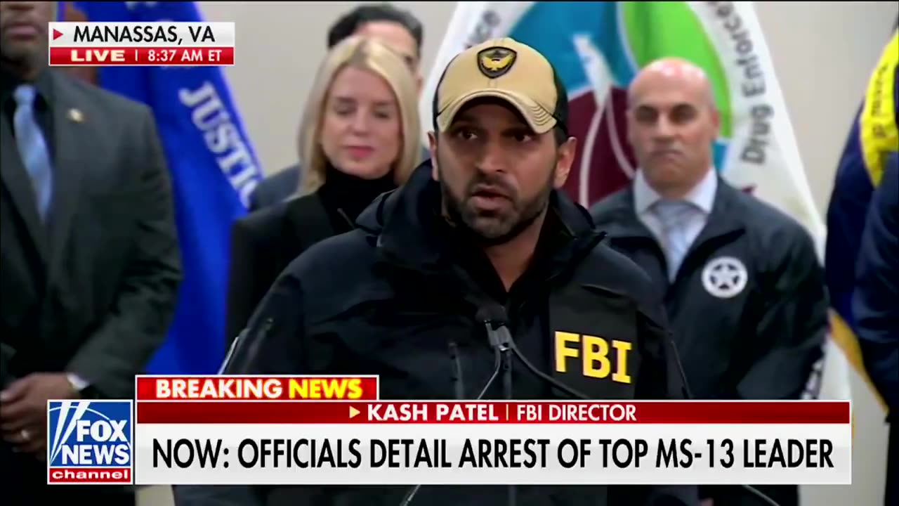 FBI Director Kash Patel on the capture of an MS-13 Leader