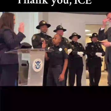 Child Cancer Survivor DJ Daniels Being Sworn In As ICE Agent!