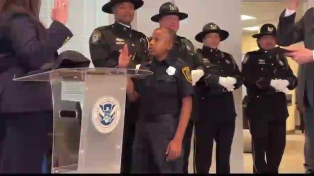 Child Cancer Survivor DJ Daniels Being Sworn In As ICE Agent!