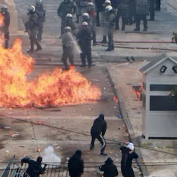 what is happening in greece General Strike Honors Train Crash Victims with Fury News