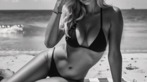 BLONDE AT THE BEACH PREVIEW LEGS FEET