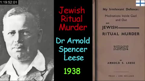 Jewish Ritual Murder - Dr. Arnold Spencer Leese (1938)