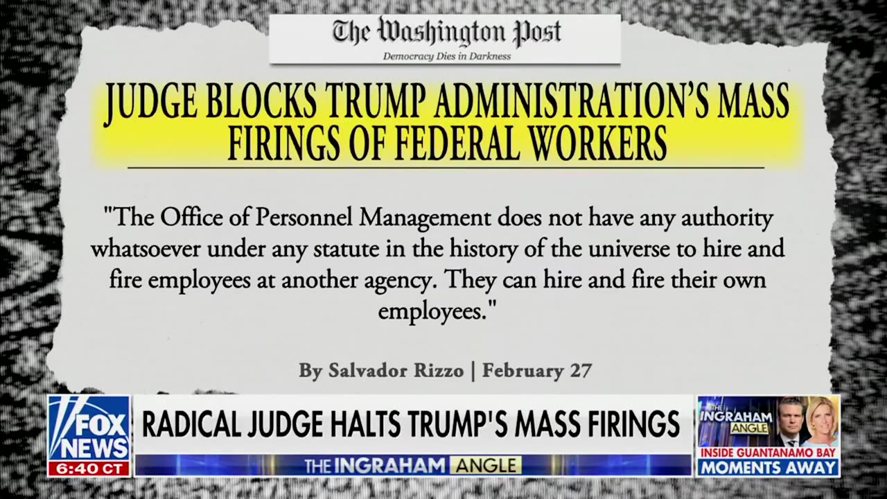 Turley Calls Federal Judge’s Halt On Trump Admin's Review Of Probationary Workers 'Quite A Reach'