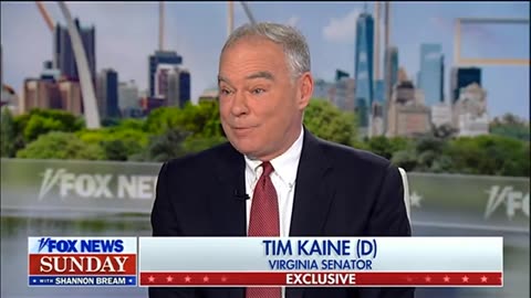 Democrat Senator Tim Kaine lying on Fox News