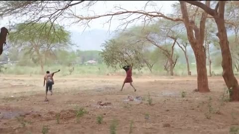Massai Tribe have Fun with Bees