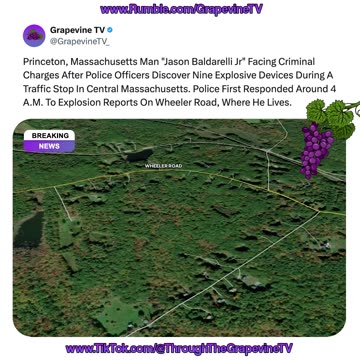 Princeton Man Jason Baldarelli Jr. Arrested After 9 Explosives Found In Car During Traffic Stop.