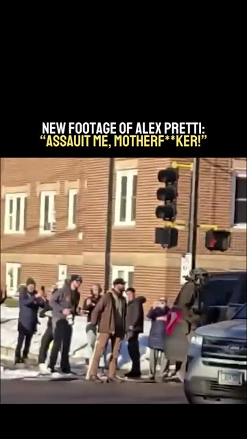 Different angle & new clip of Alex Pretti….