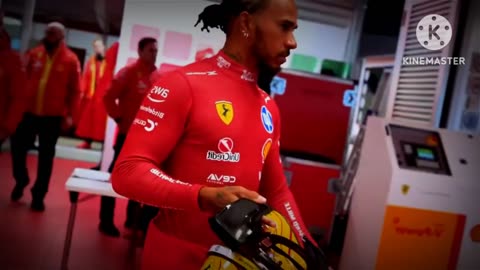 Lewis Hamilton takes his first lap in a Ferrari! | Full Video