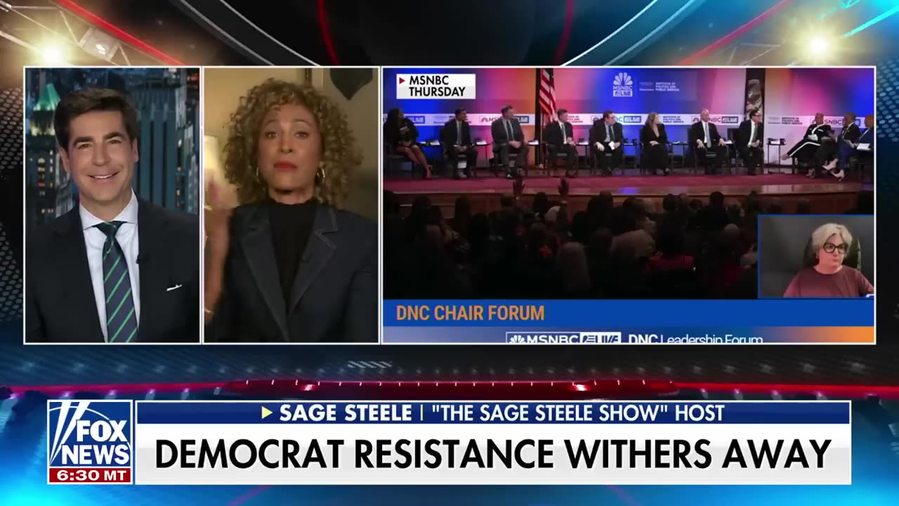 Democrats must stop being tone-deaf, Sage Steele says