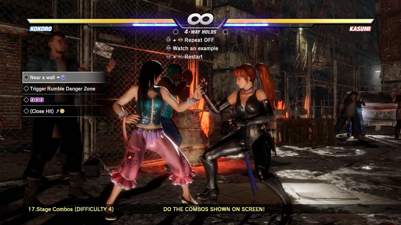 DOA6 Kokoro Combo Challenge