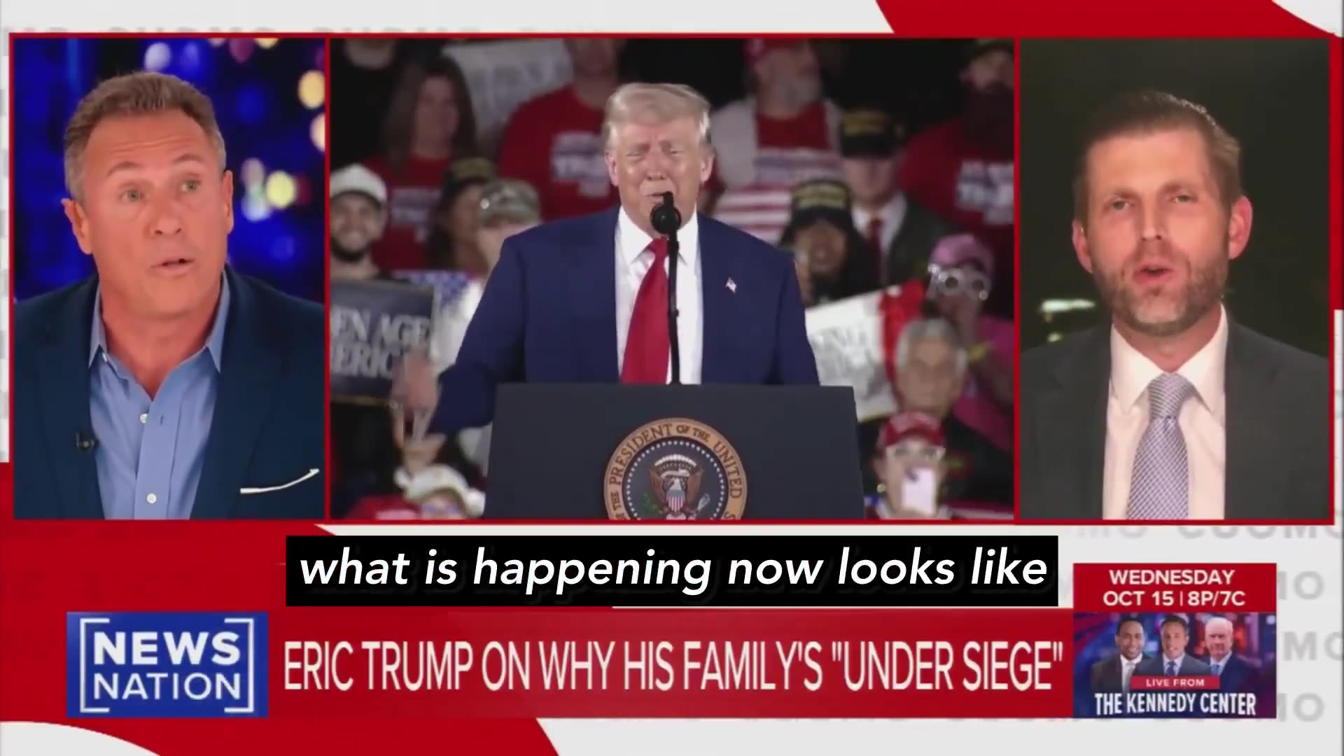 Eric Trump Flips the Script on Chris Cuomo