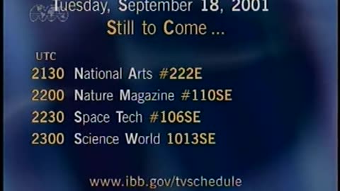 USA WORLDNET September 18, 2001 500pm-530pm EDT