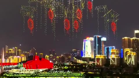 🤯🚀 Watch This Epic Drone Show Over Chongqing China! The Most Satisfying Drone Display You'll See | F