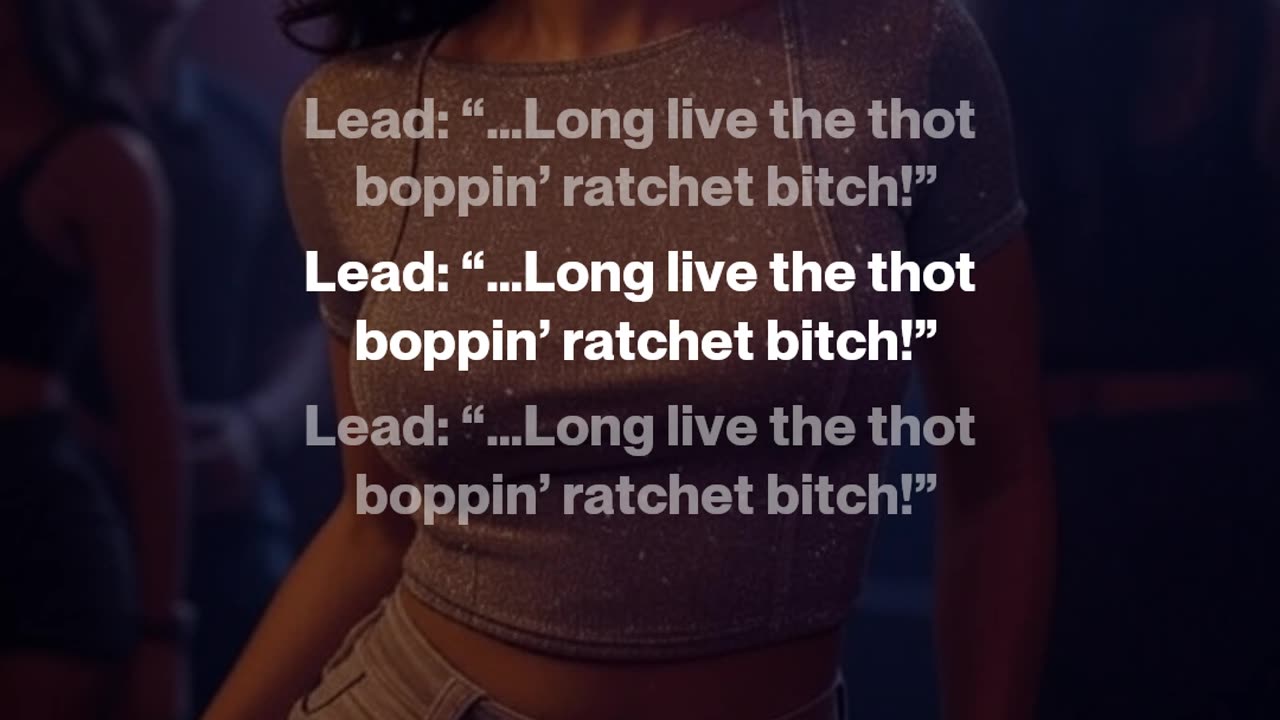 Thot Boppin’ Ratchet Bitch