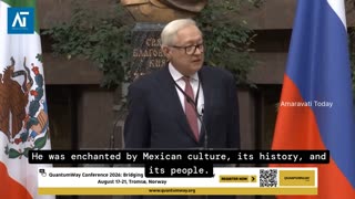 Ryabkov Highlights Historical Memory & Russia’s Strategic Partnerships | Mexico-Russia | AT World