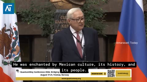 Ryabkov Highlights Historical Memory & Russia’s Strategic Partnerships | Mexico-Russia | AT World