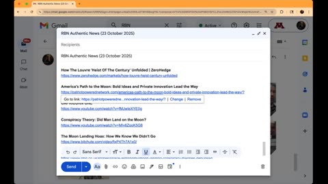 RBN Authentic News (23 October 2025)