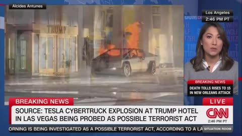 Cybertruck explosion at Trump International Hotel in Las Vegas was rigged