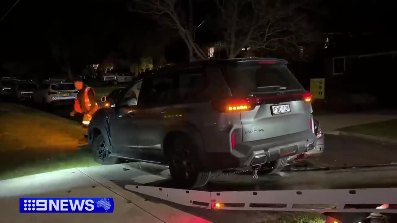 Three youths left a trail of destruction after allegedly stealing a car - 9 News Australia