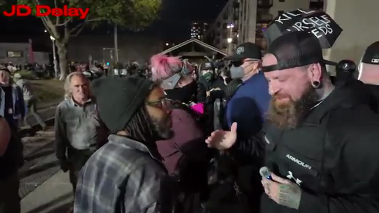 SWARMED BY ANTIFA- SHOCKING RIOT IN PORTLAND
