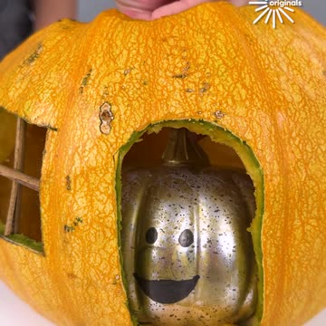 Pumpkin house Hansel and Gretel would love