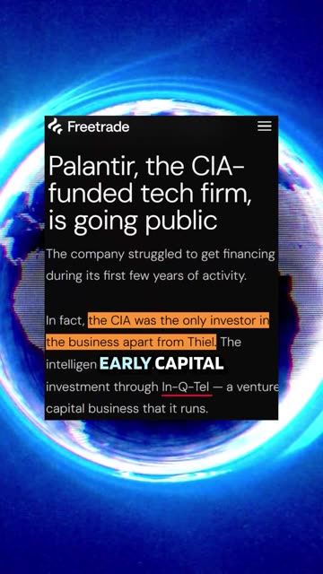 The Hidden Hand behind Palantir - United States Mass Surveillance