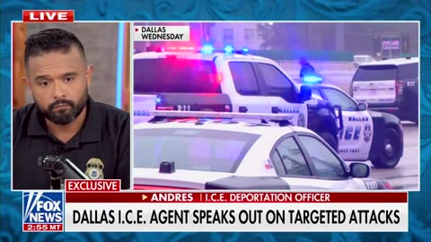 Dallas Deportation Officer speaks out after last week's targeted attack on the Dallas ICE Facility