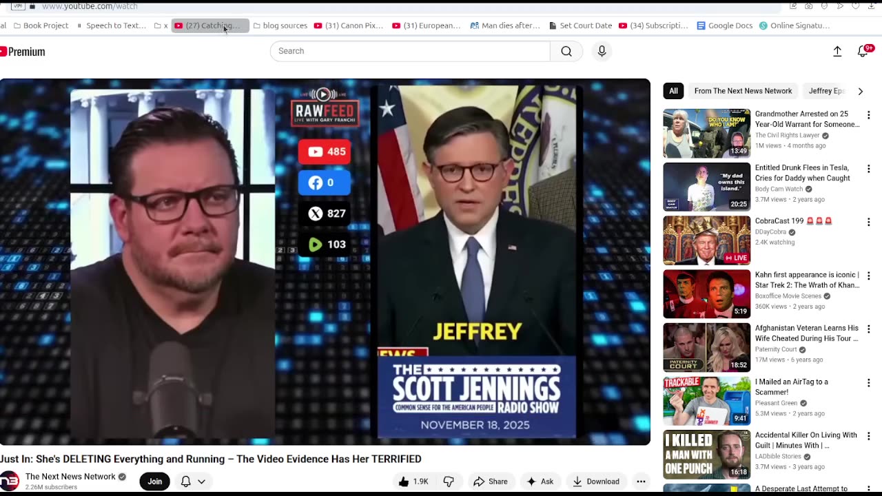 (Podcast by VanderX) Today's Political News: Epstein Files --- ICE Deportations - Venezuela Cartels Sunk!