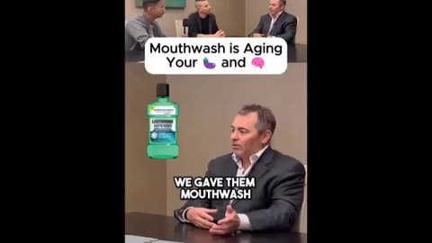 Even the MOUTHWASH has been designed to kill you…