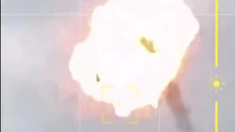 Russian Attack Drone is Blown Out of The Sky by Ukrainian SAM