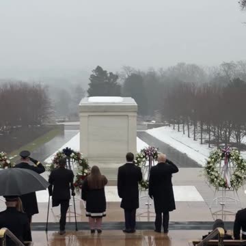 TAPS Play as President Trump salutes the Tomb of the Unknown Soldier 🇺🇸