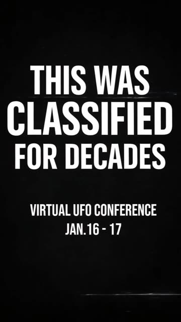 Virtual UFO Conference 16 -17 January 2026