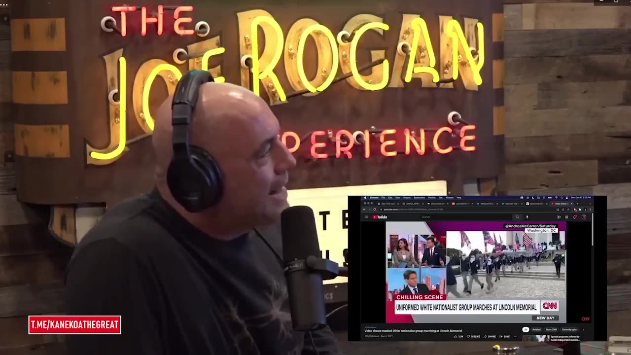 Joe Rogan calling out the completely absurd “Patriot Front” for obviously being Feds