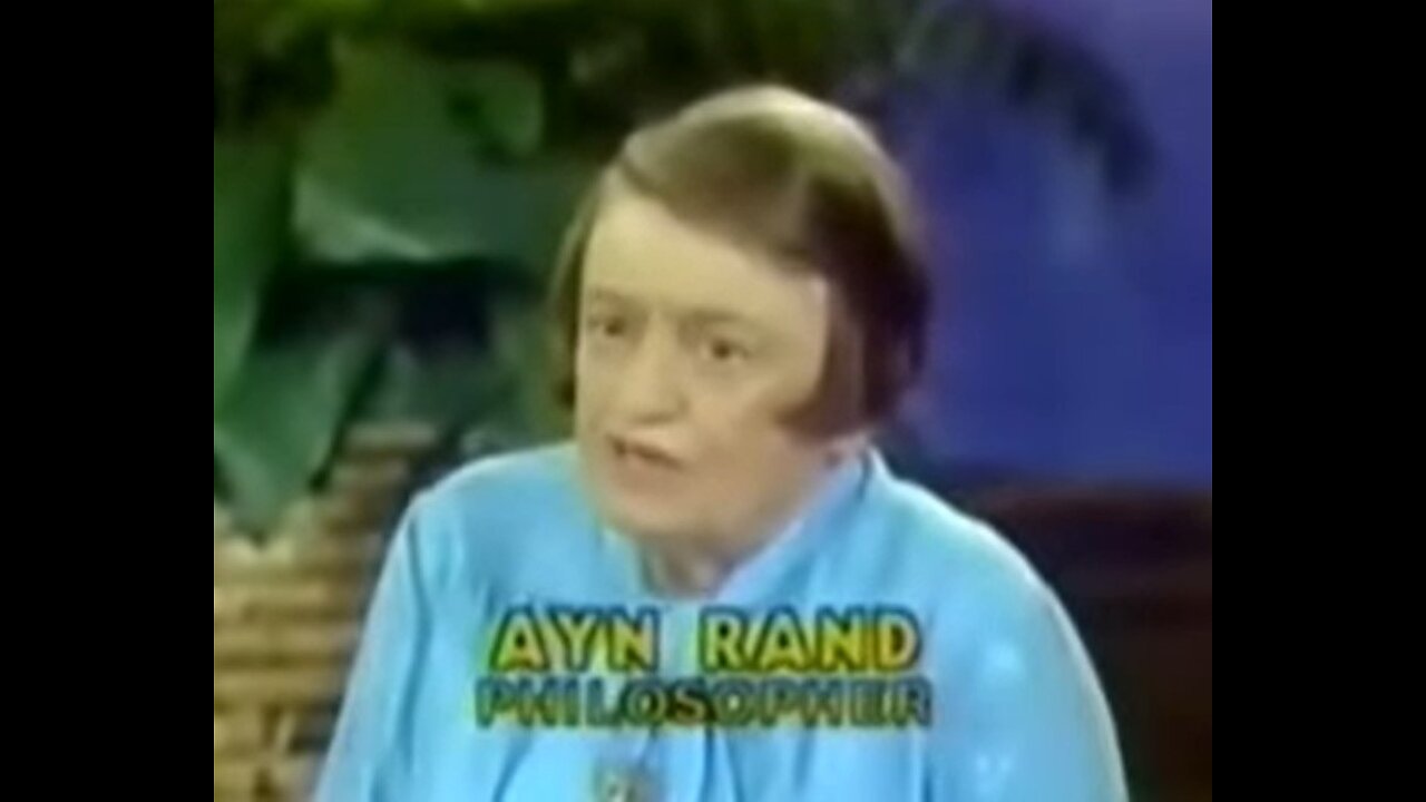 Ayn Rand on Phil Donahue (1980)