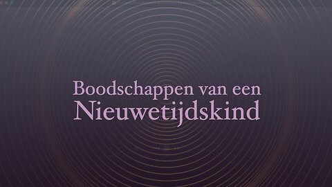 Een jong Nieuwetijdskind heeft een boodschap... - Indigoplatform