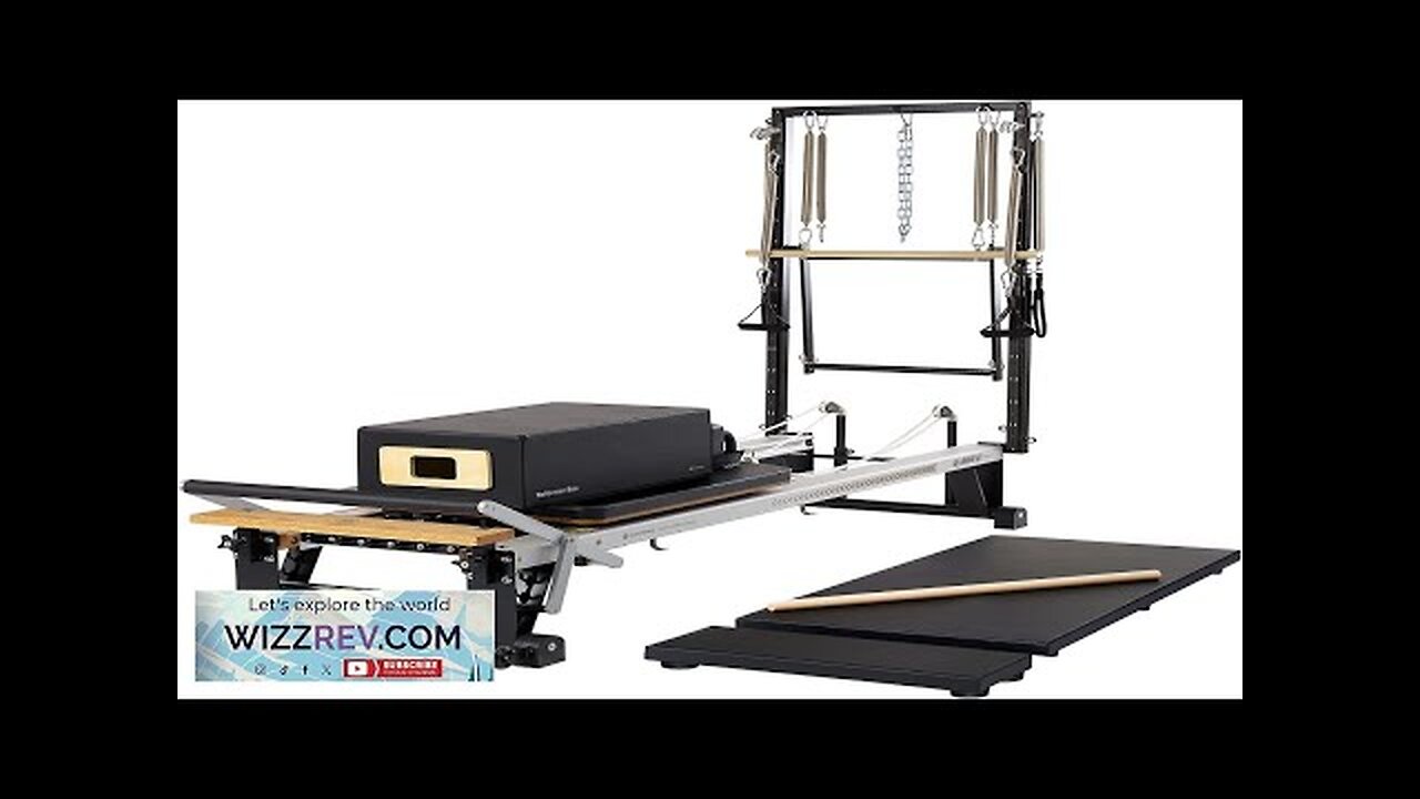 Merrithew™ V2 Max Plus™ Reformer Bundle with Mat Converter Reformer Box Footstrap Review